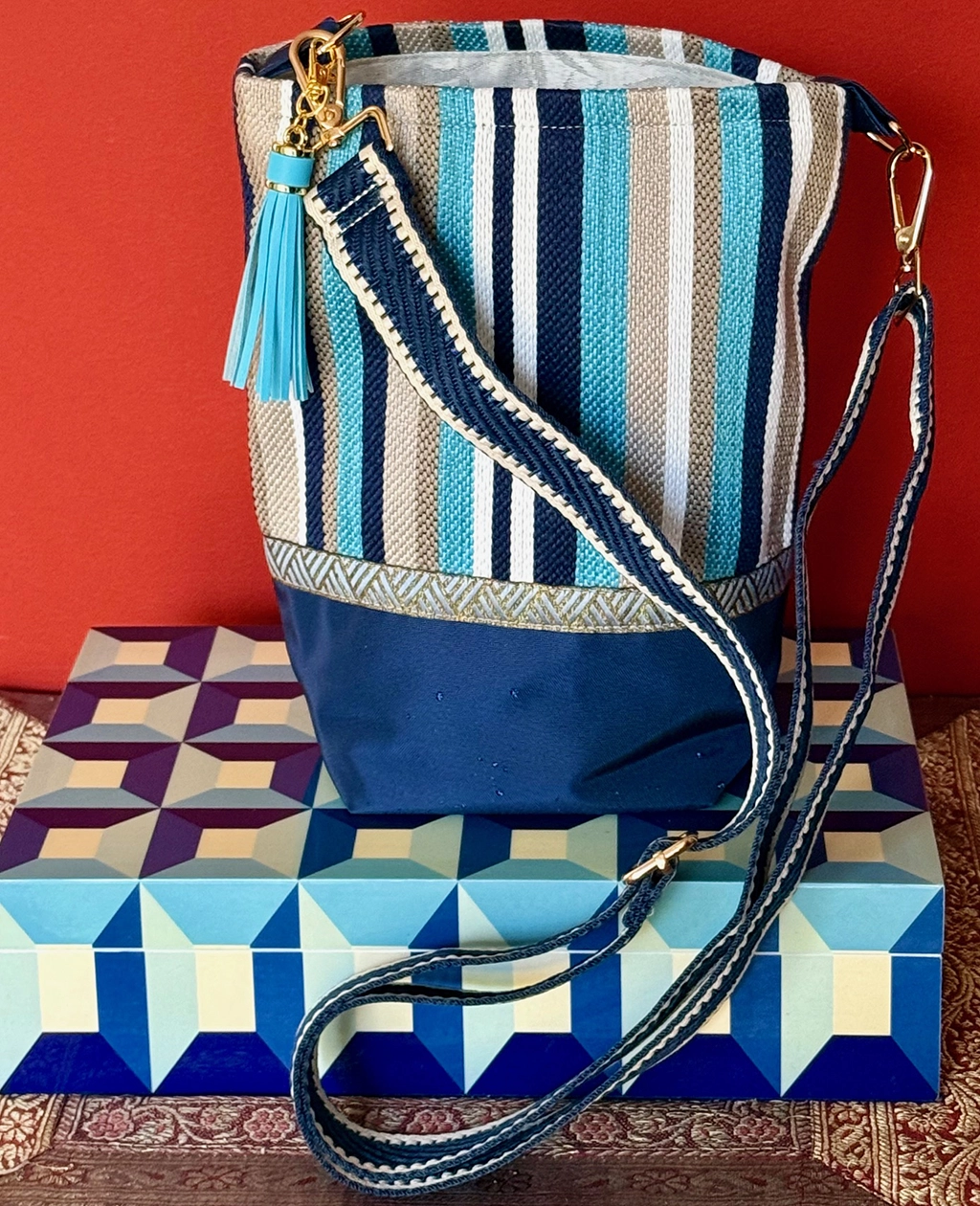 handgemachte Shopper-Tasche Swiss Made aus Möbelstoff